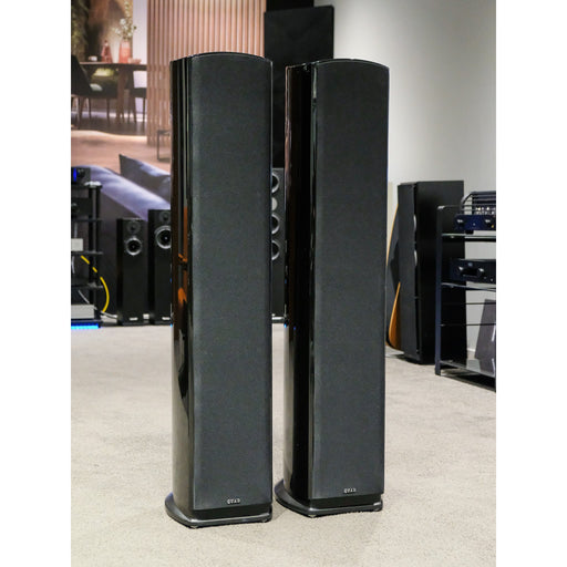 Quad Z4 English made Tower Speakers Black Pre Loved