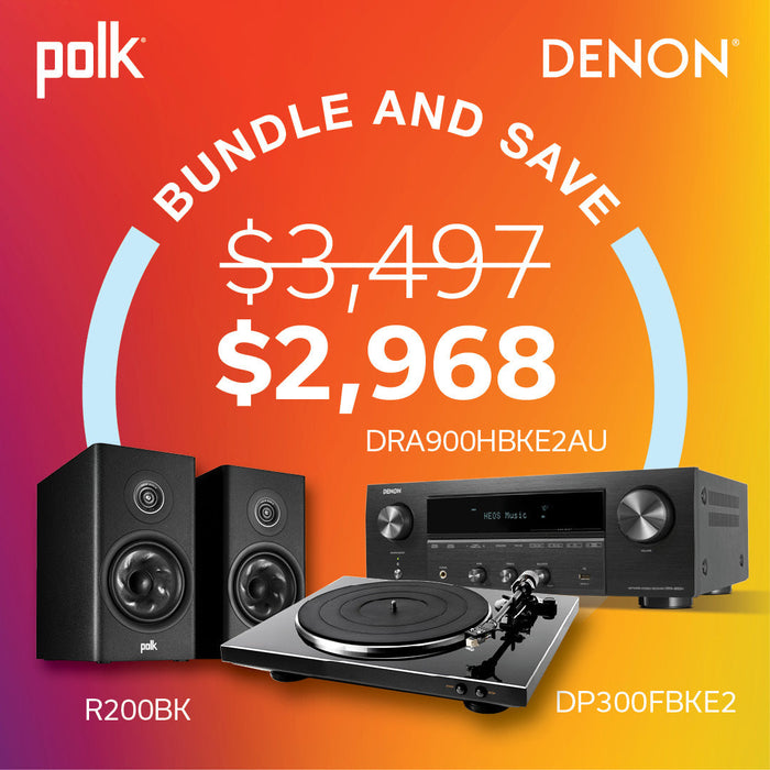 Denon DRA900H & Polk Reserve R200 & Denon DP300F - Bundle Review: Audiophile Excellence