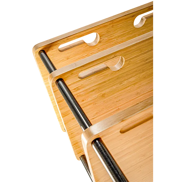 PlenQ - Bamboo Single Shelf with Legs Review