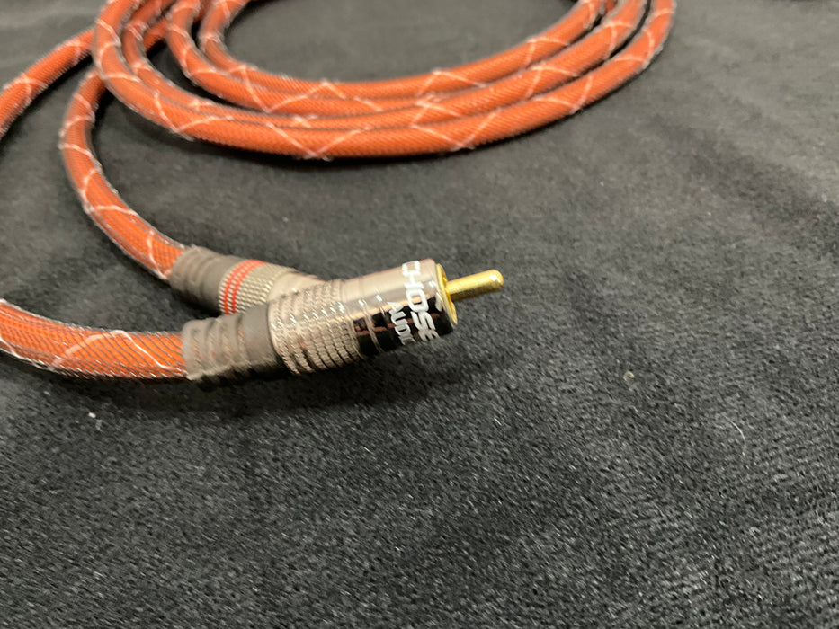 1.5 metre Chosen Audio 2 rca to rca cable pair, pre loved