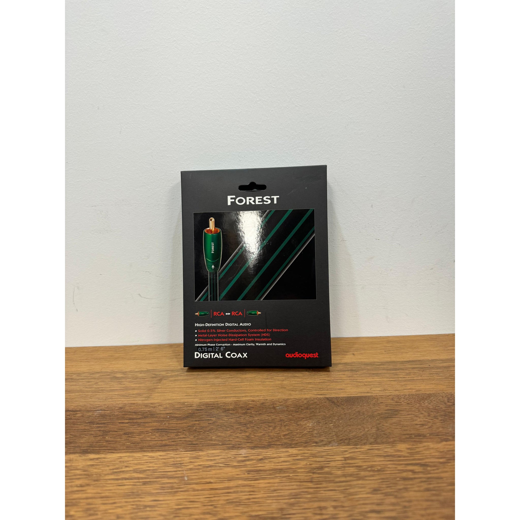 AUDIO QUEST FOREST 0.75 Mtr RCA CABLE - Pre Loved