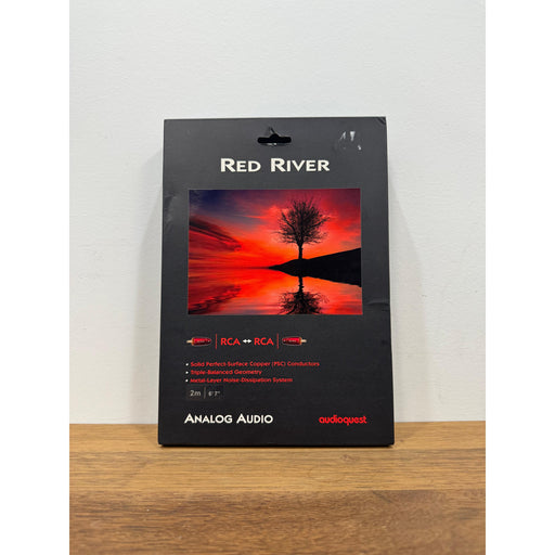 AUDIO QUEST RED RIVER 2 Mtr RCA CABLE - Pre Loved