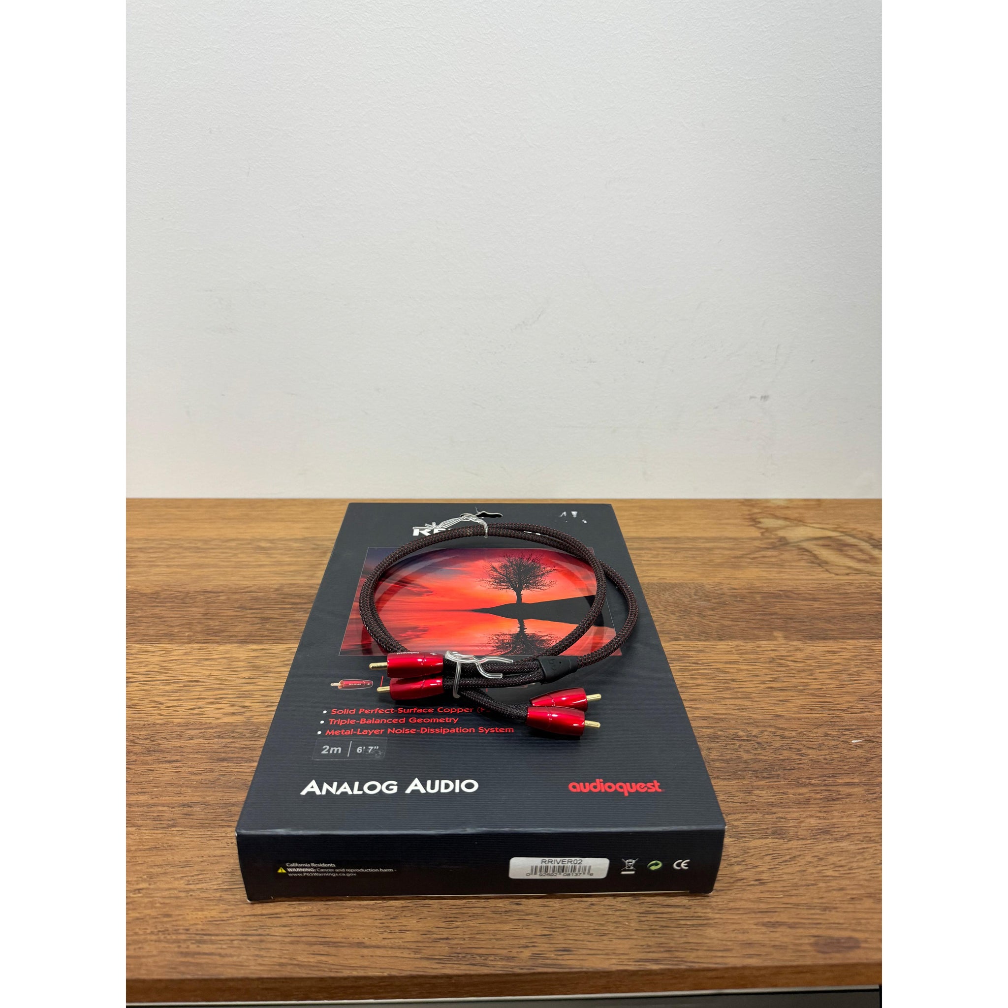 AUDIO QUEST RED RIVER 2 Mtr RCA CABLE - Pre Loved
