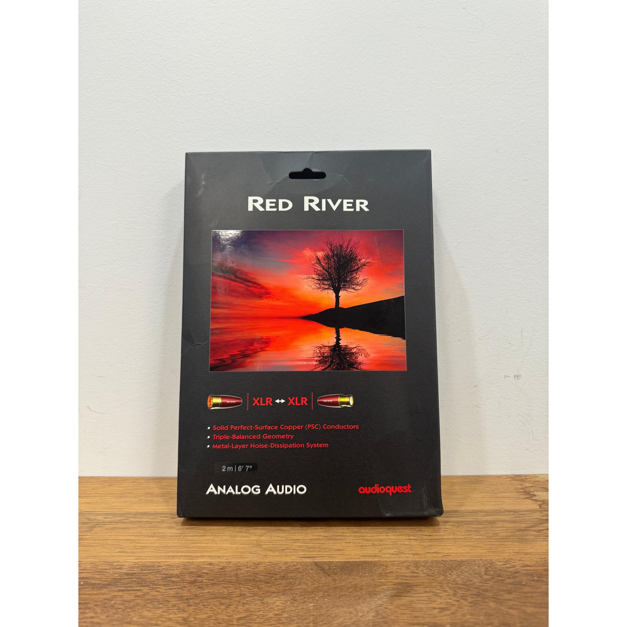 AUDIO QUEST RED RIVER 2 Mtr XLR CABLE - Pre Loved