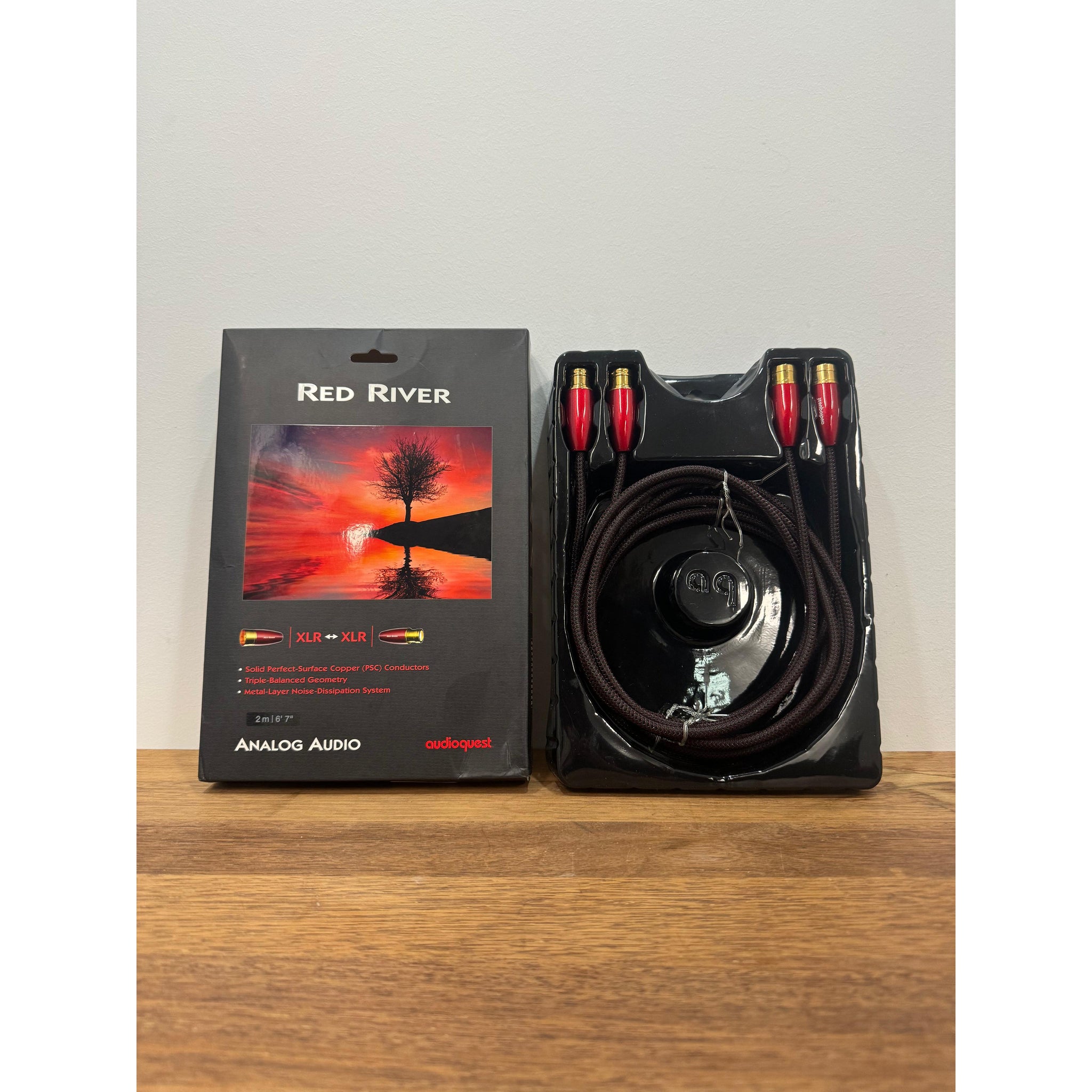 AUDIO QUEST RED RIVER 2 Mtr XLR CABLE - Pre Loved