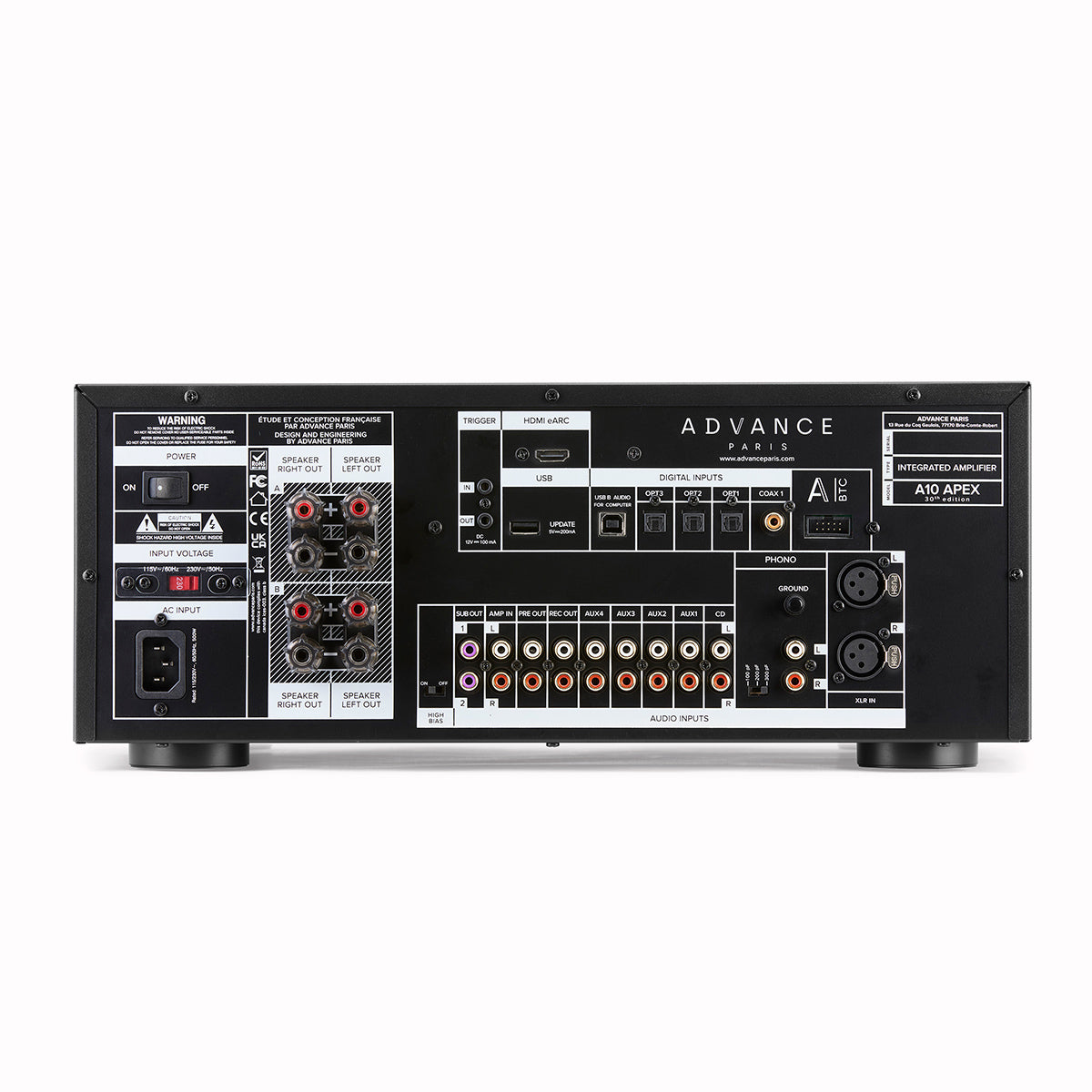 Advance Paris - A10 Apex - Integrated Amplifier (Available for Pre-Order)