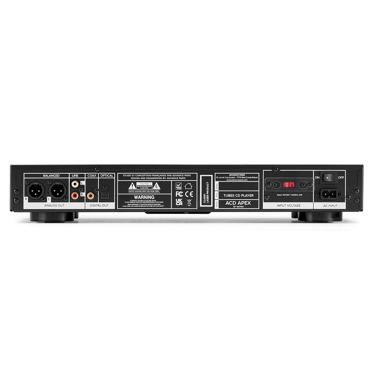 Advance Paris - ACD Apex - CD Player (Available for Pre-Order)
