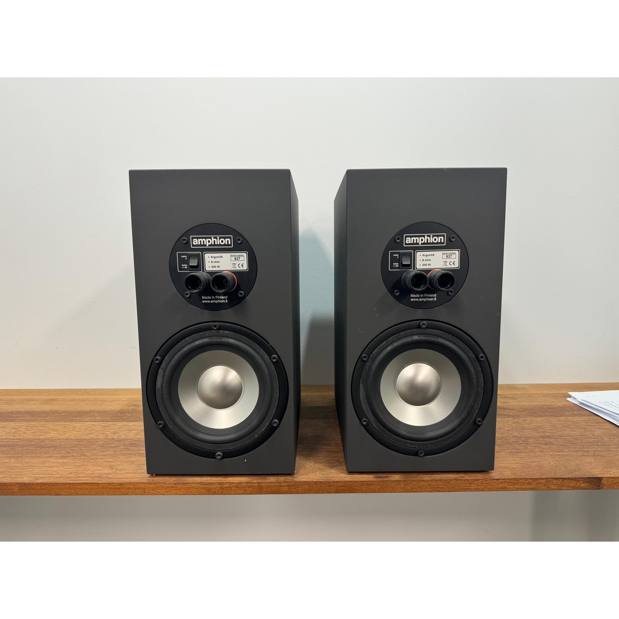 Amphion Argon 3 Bookshelf Speakers - Pre Loved