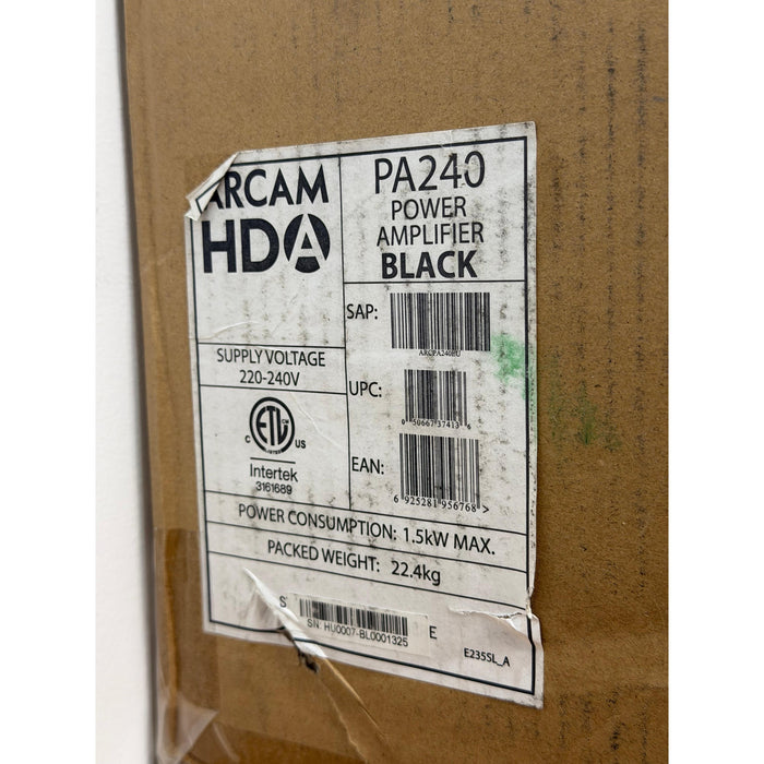 Arcam PA240 Power Amplifier - Pre Loved