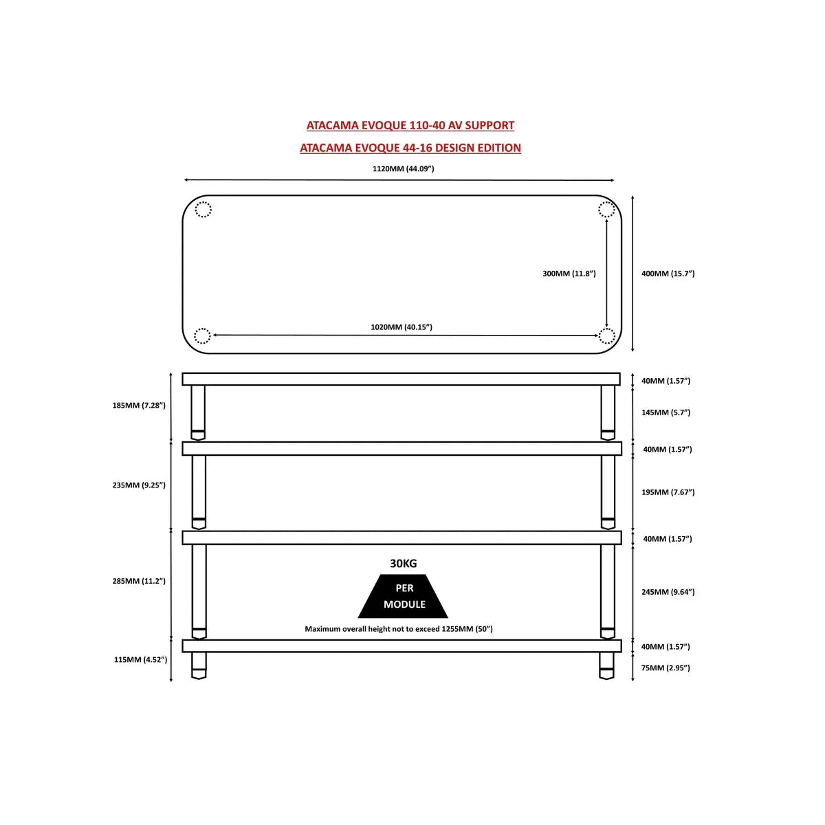 Atacama - Evoque Eco 44/16 Design Edition - HiFi Rack