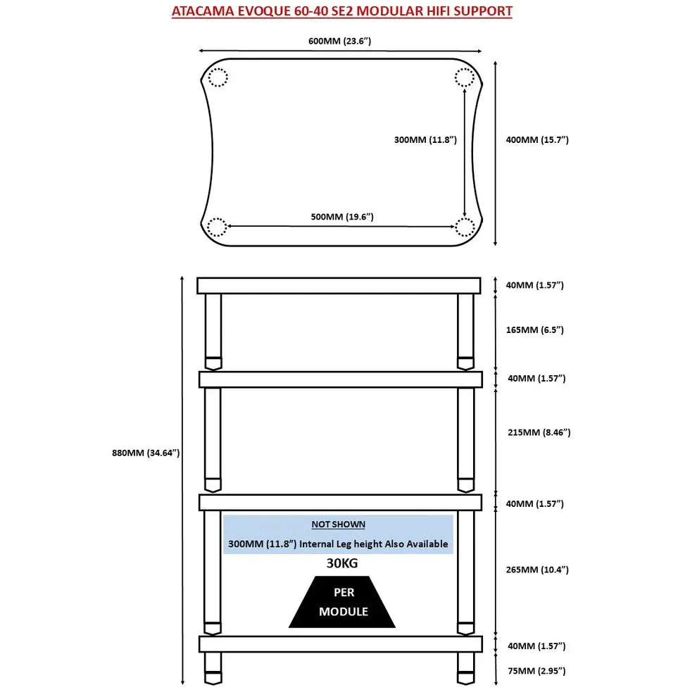 Atacama - Evoque Eco 60/40 SE2 - HiFi Rack