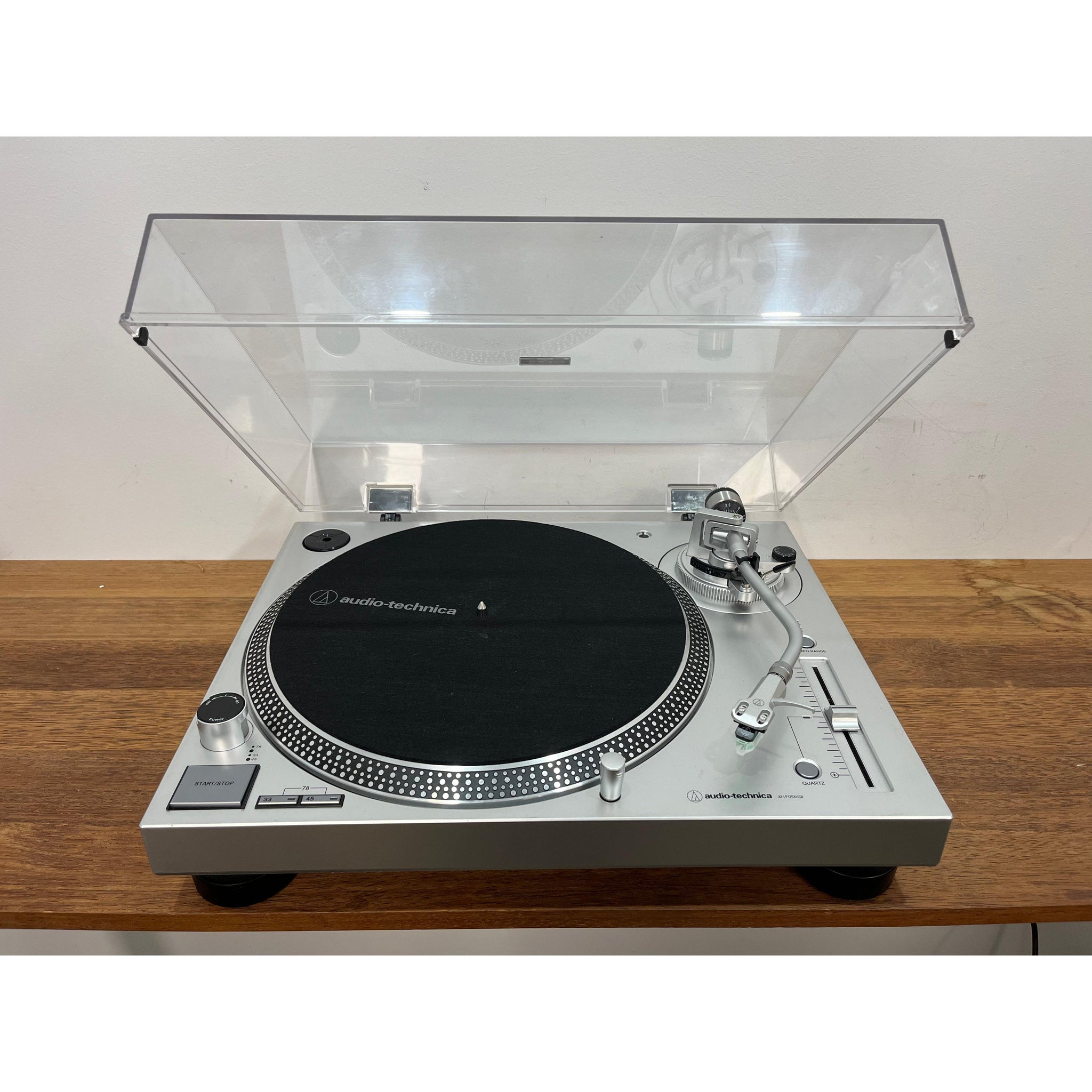 Audio-Technica AT-LP120XUSB Direct Drive Turntable Silver - Pre Loved