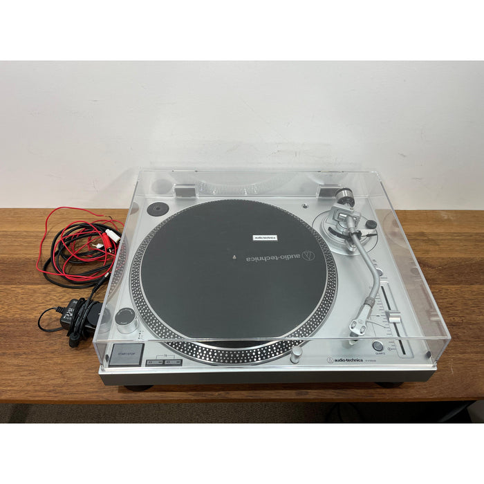 Audio-Technica AT-LP120XUSB Direct Drive Turntable Silver - Pre Loved