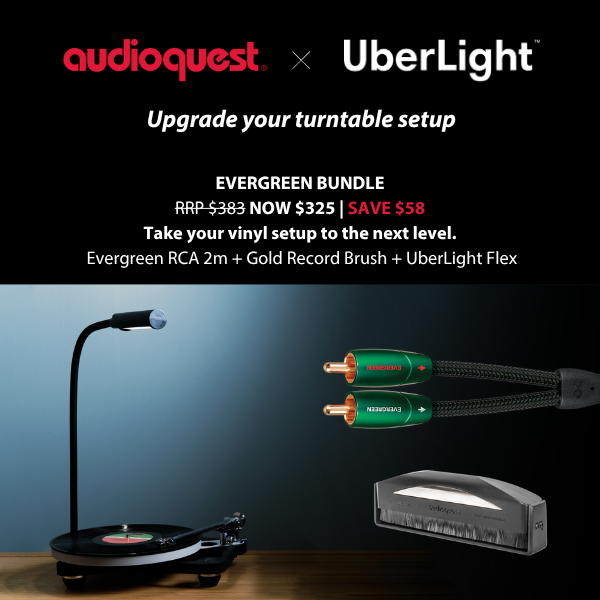 AudioQuest × UberLight Evergreen Bundle - Turntable Upgrade Bundle