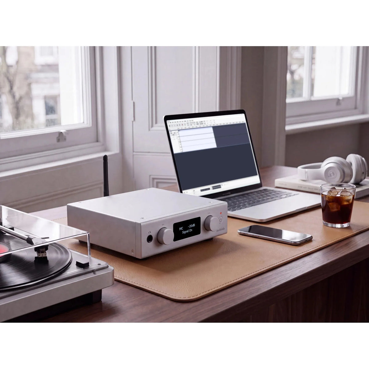 Audiolab - PPA7 Phono Preamplifier — MM/MC, Headphone Amp, Bluetooth & USB Recording