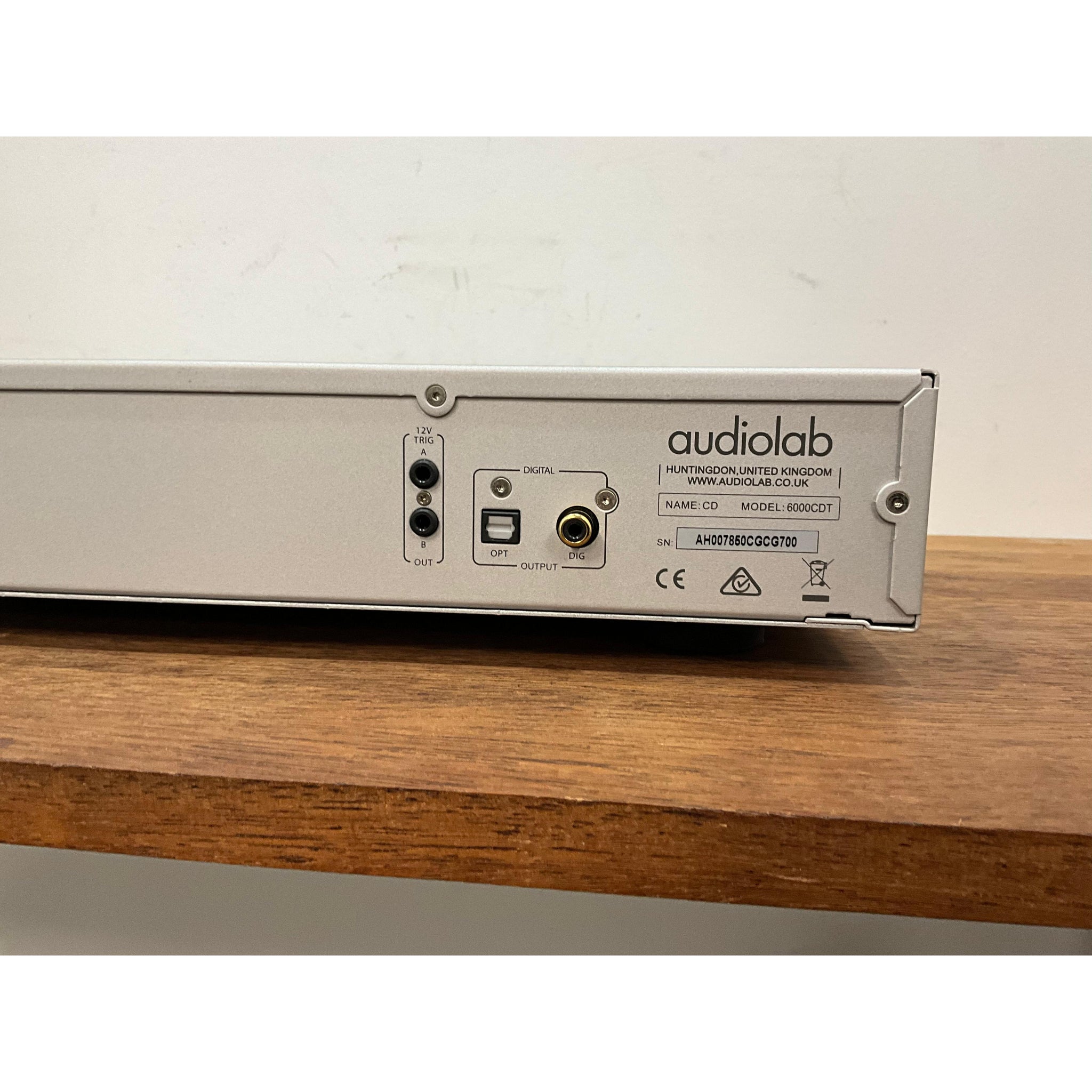 Audiolabs 6000CDT CD Transport - silver, great condition, preloved