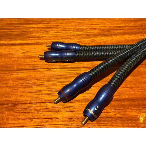 Audioquest Diamondback RCA Cables 1/2 metre, pre loved — The Audioquest Diamondback RCA Cables 1/2 metre, pre loved — The