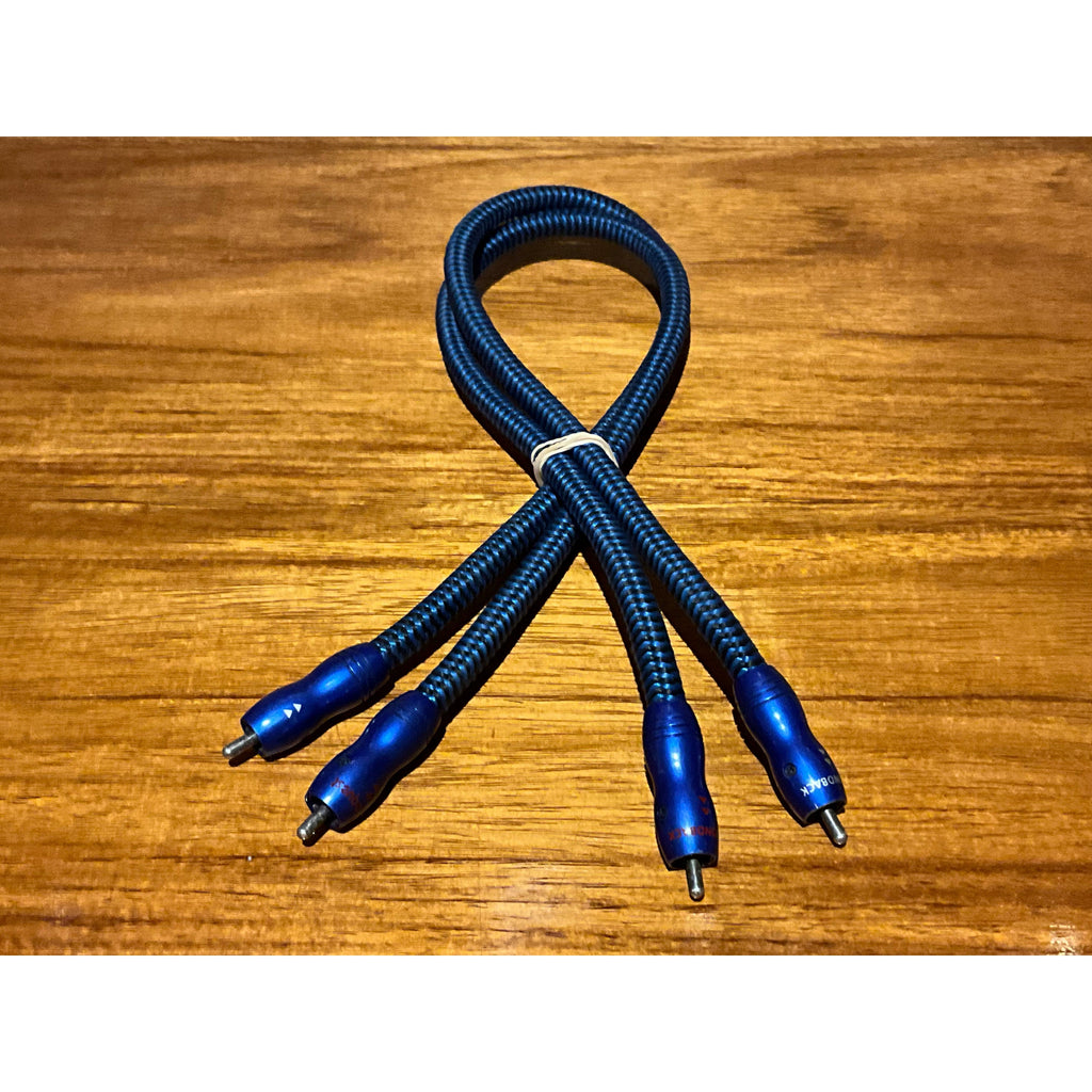 Audioquest Diamondback RCA Cables 1/2 metre, pre loved — The Audioquest Diamondback RCA Cables 1/2 metre, pre loved — The