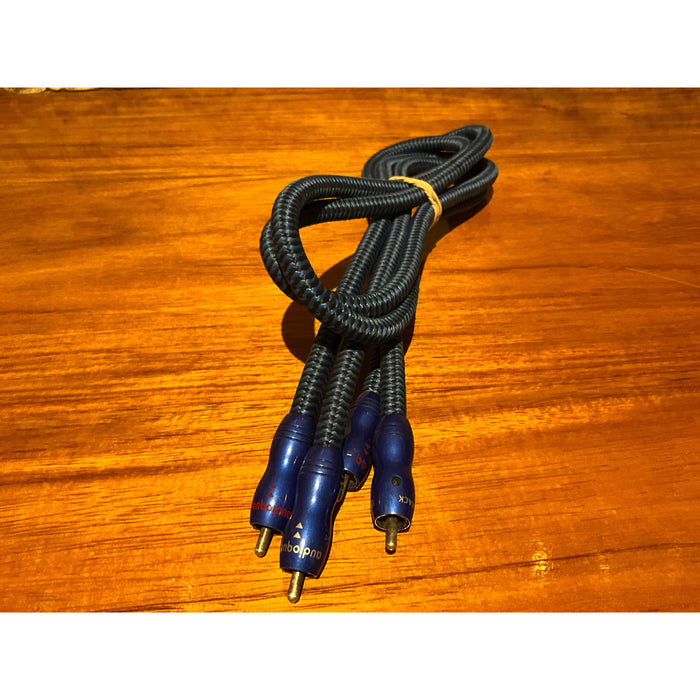 Audioquest Diamondback RCA cables 1 metre pair, Pre Loved