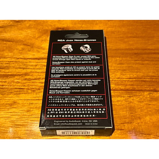 Audioquest RCA Jack Noise stoppers 10 pack, pre loved