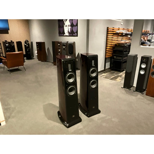 Aurum Cantus V6F Floorstanding speakers, Red and black gloss, Pre Loved