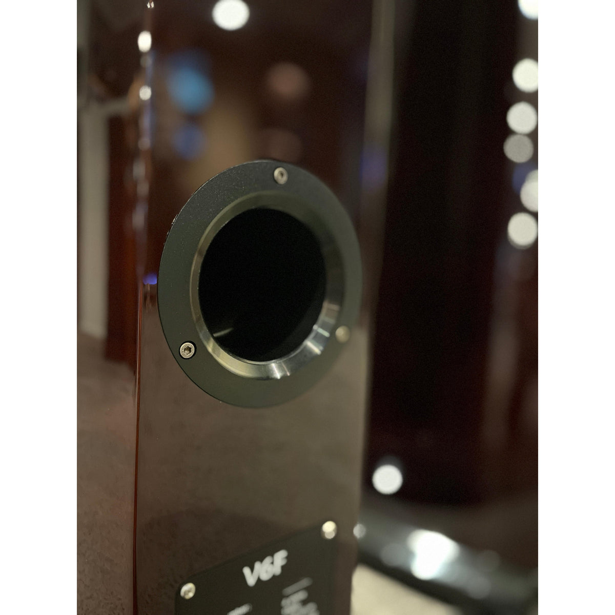 Aurum Cantus V6F Floorstanding speakers, Red and black gloss, Pre Loved