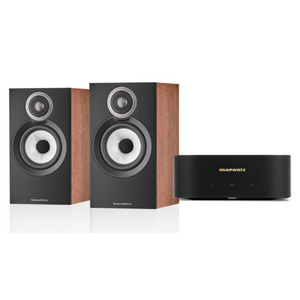 Bowers & Wilkins 607 S3 Bookshelf Speakers + Marantz M-1 Amplifier