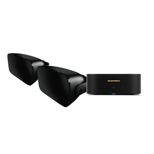 Bowers & Wilkins AM-1 Satellite Speakers + Marantz M-1 Amplifier