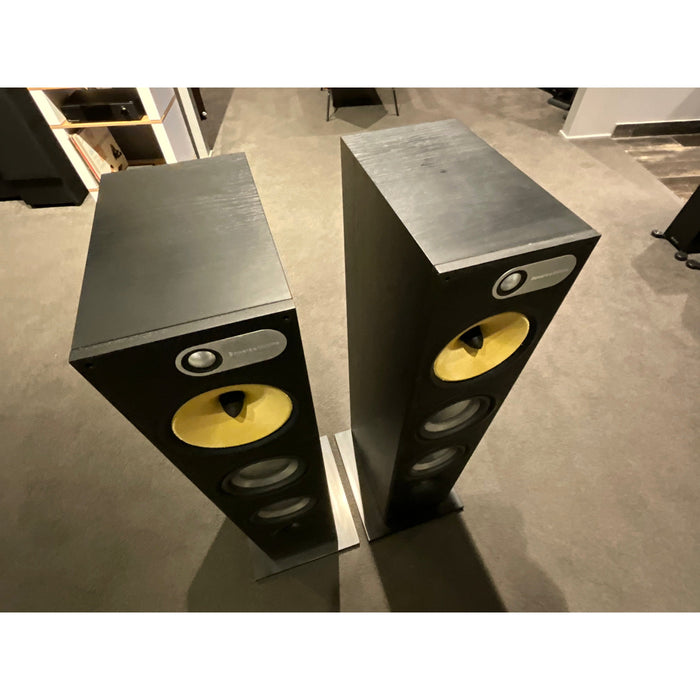 Bowers and Wilkins 683 series 1, tower speakers black ash, Pre Loved