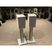 Bowers and Wilkins 706 s2 bookshelf speakers and stands white, pre loved