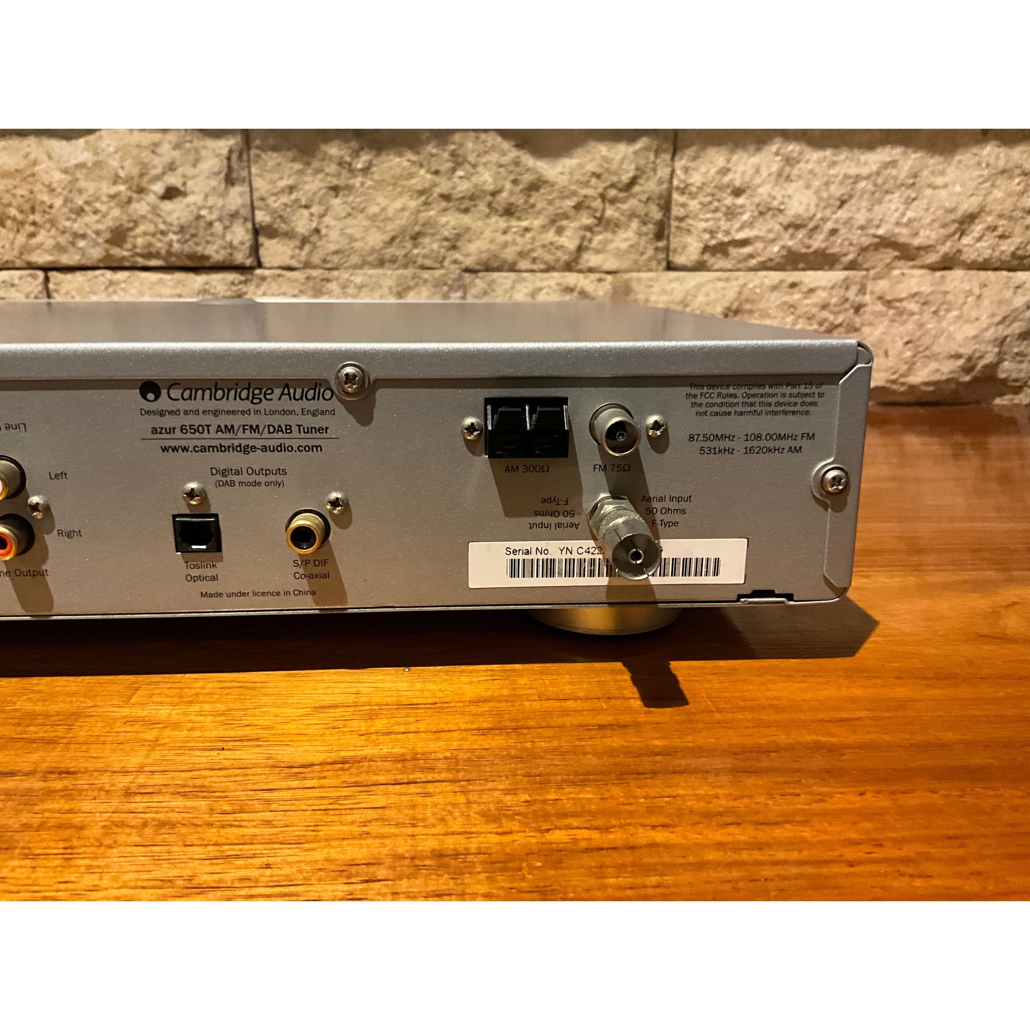 Cambridge Azur 650T am/fm/dab tuner silver Pre Loved
