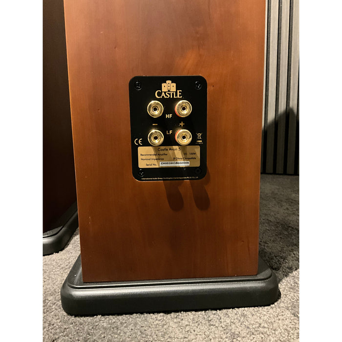 Castle Avon 5 tower speakers in cherry finish, Pre Loved pair
