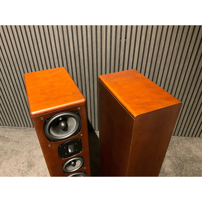 Castle Avon 5 tower speakers in cherry finish, Pre Loved pair