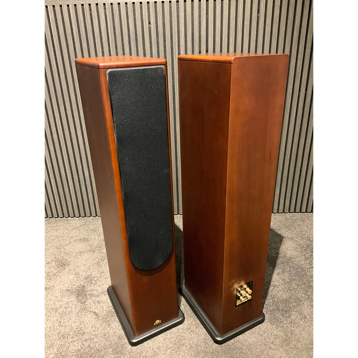 Castle Avon 5 tower speakers in cherry finish, Pre Loved pair
