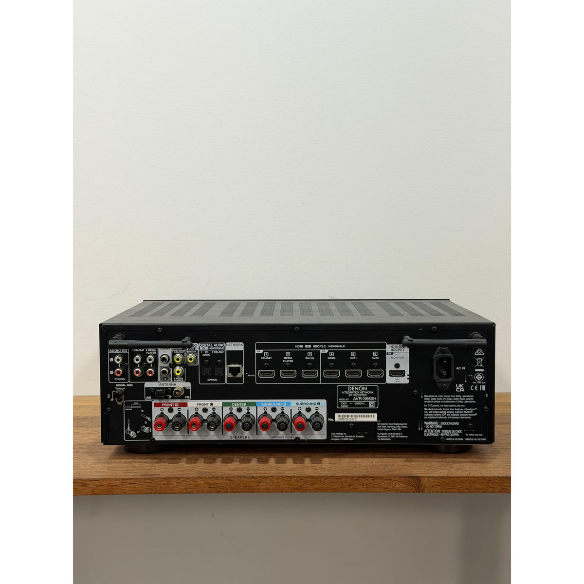 Denon AVR-S660H - Pre Loved