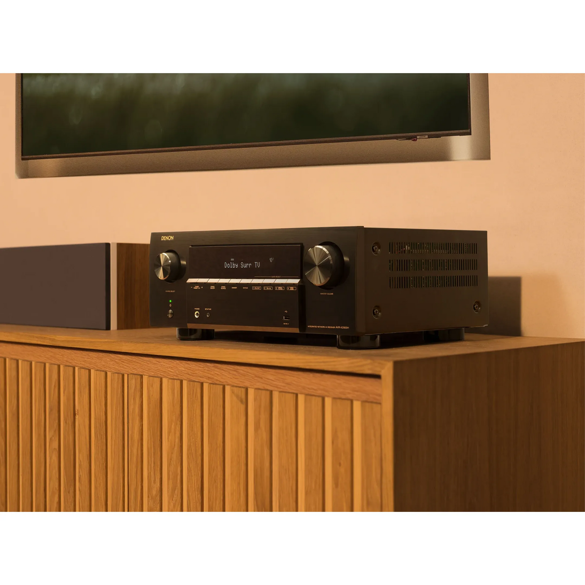 Denon - AVR-X2900H DAB - 7.2 Ch. 95W 4K/8K AV Receiver with Dolby Atmos & HEOS
