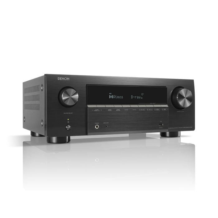 Denon - AVR-X2900H DAB - 7.2 Ch. 95W 4K/8K AV Receiver with Dolby Atmos & HEOS