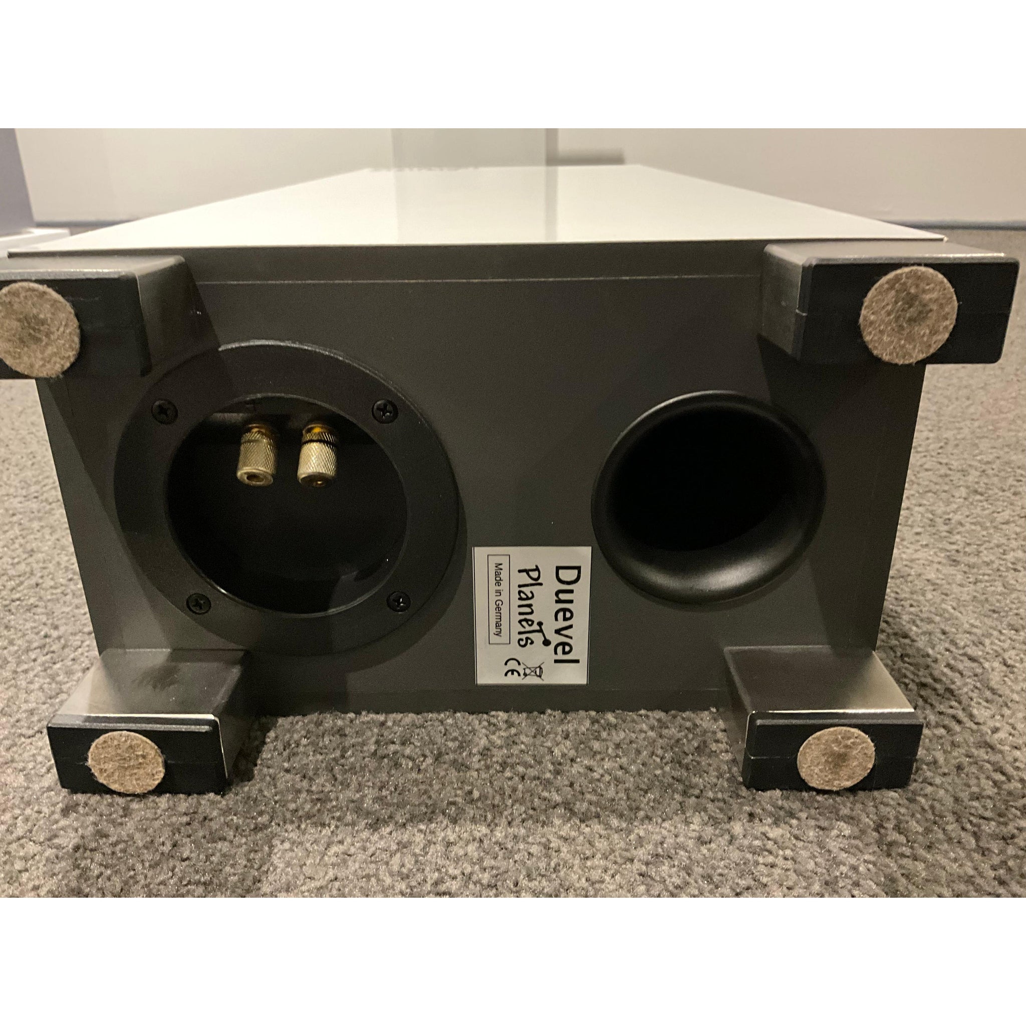 Duevel Planets, floorstanding omni directional speakers, German, Pre Loved