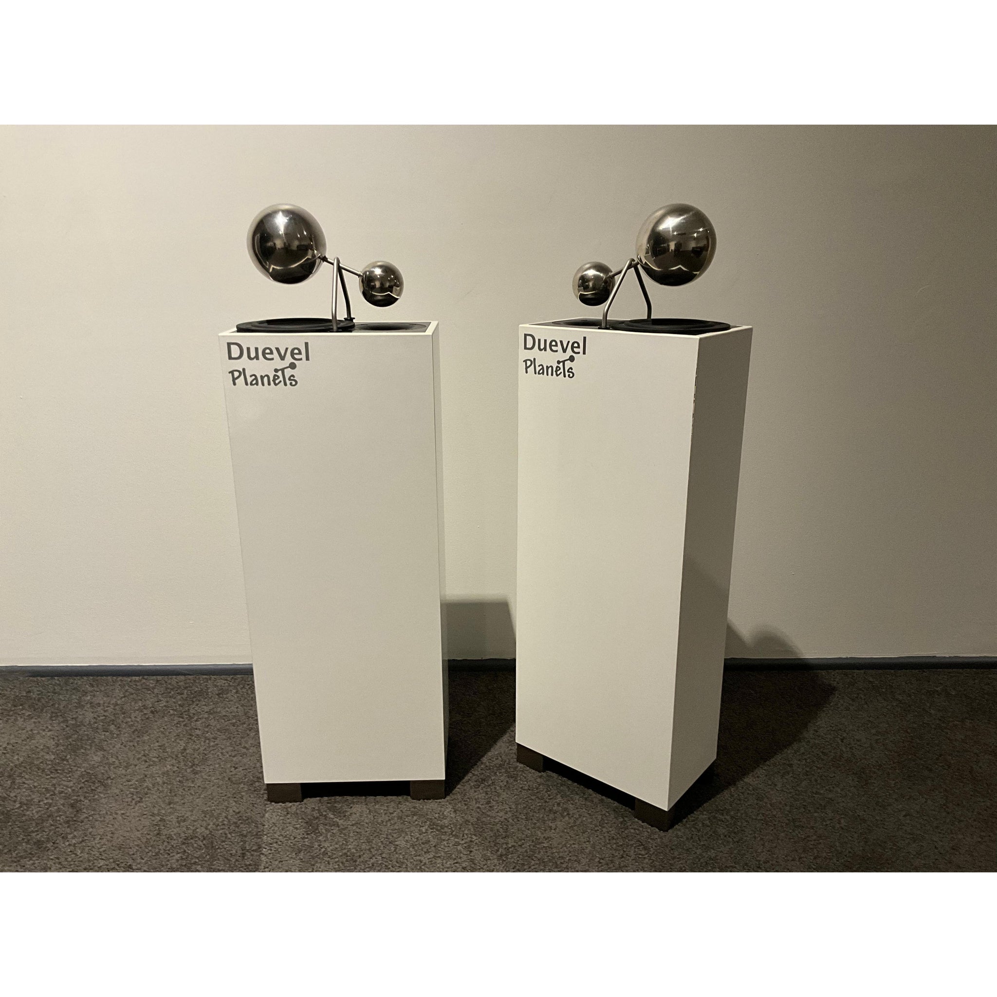Duevel Planets, floorstanding omni directional speakers, German, Pre Loved