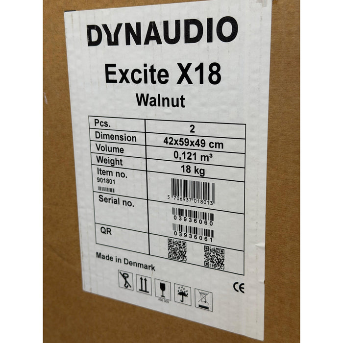 Dynaudio Excite X18 Walnut - Pre Loved