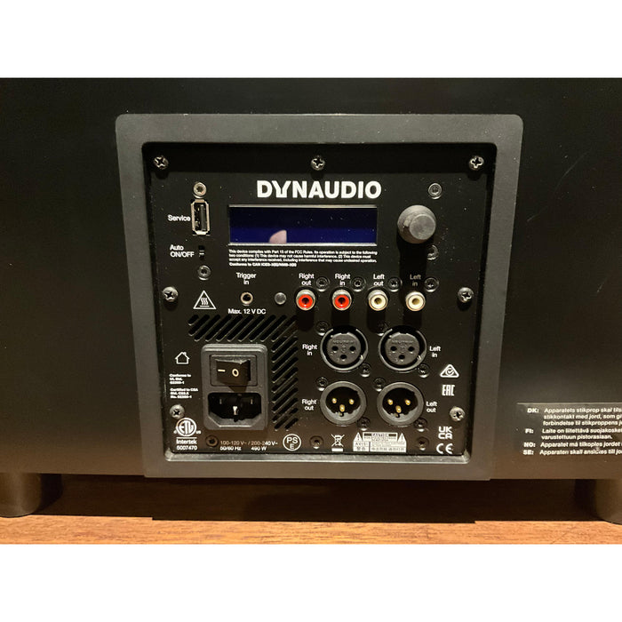 Dynaudio Sub 6 Active Subwoofer, Black, Pre Loved