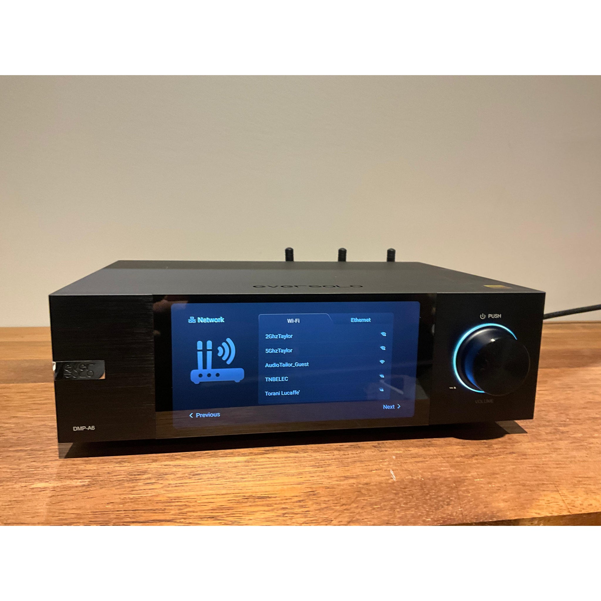 Eversolo DMP A6 Streamer with DAC, black finish, pre loved