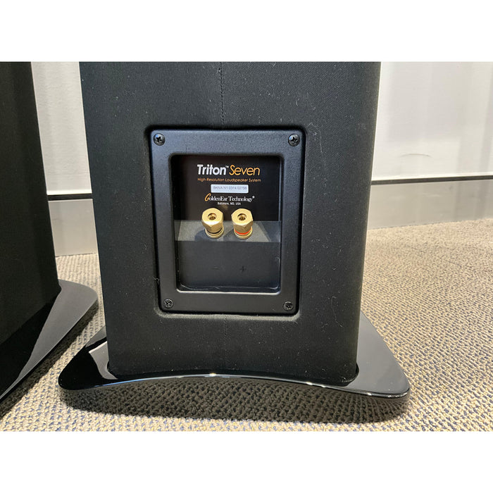 Golden Ear Triton Seven Floorstanding speakers black, pre loved