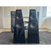 Hand Built hi end Kit style Floorstanding Speakers in Gloss Black - Pre Loved