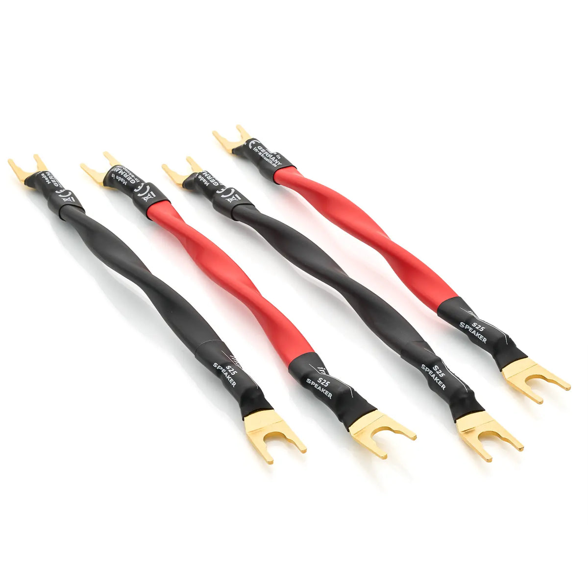 Inakustik - S25 BiWire Jumpers - High-Quality Bi-Wire Bridges (4pk)