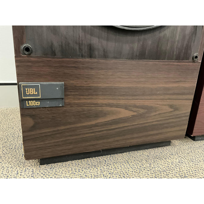 JBL L100 t3 legendary floorstanding speakers, wood , pre loved