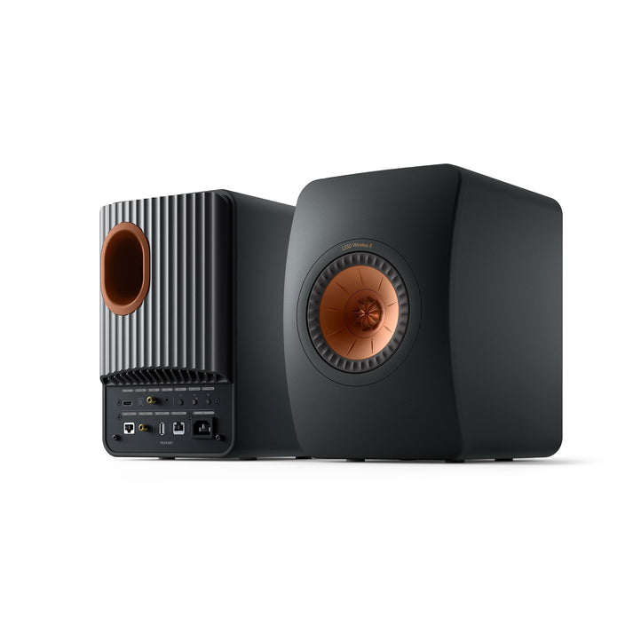 KEF LS50 Wireless II Speakers in Black - Pre Loved