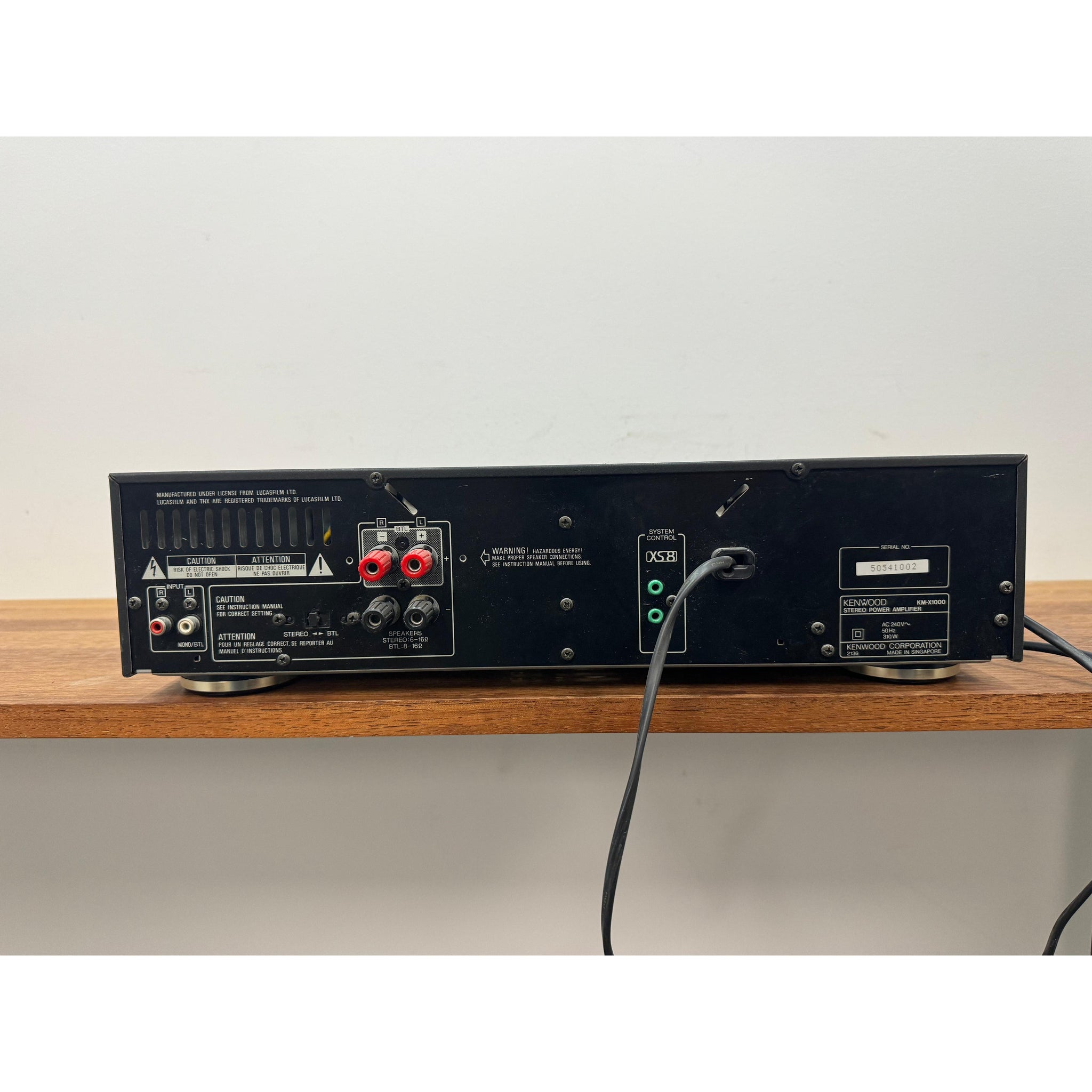 Kenwood THX KM-X1000 Stereo Power Amplifier - Pre Loved