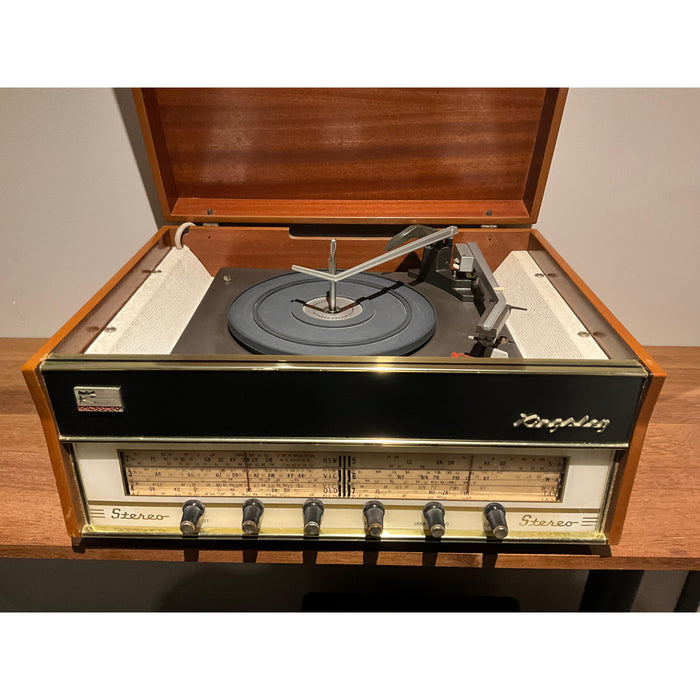Kingsley Radio Gram Approx 1967, record player and Radio, post WW2, Pre Loved