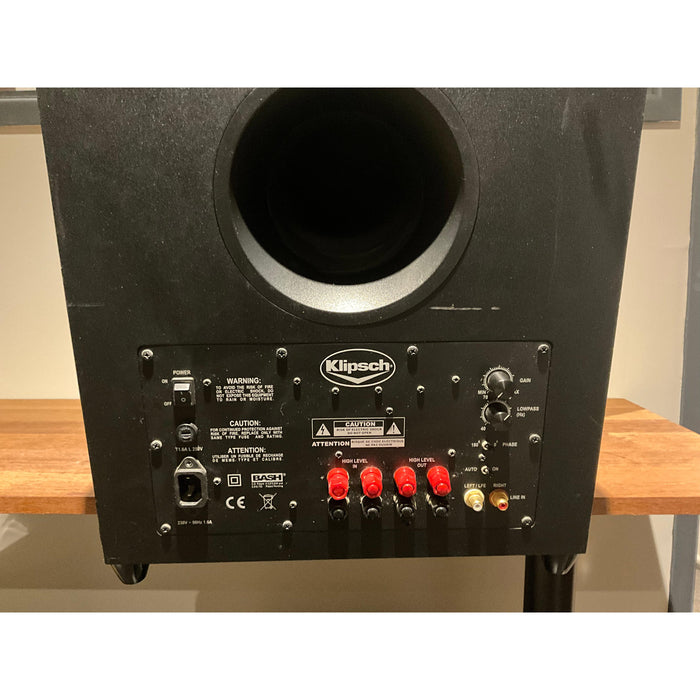 Klipsch Sub 12 Active subwoofer in black finish, Pre Loved